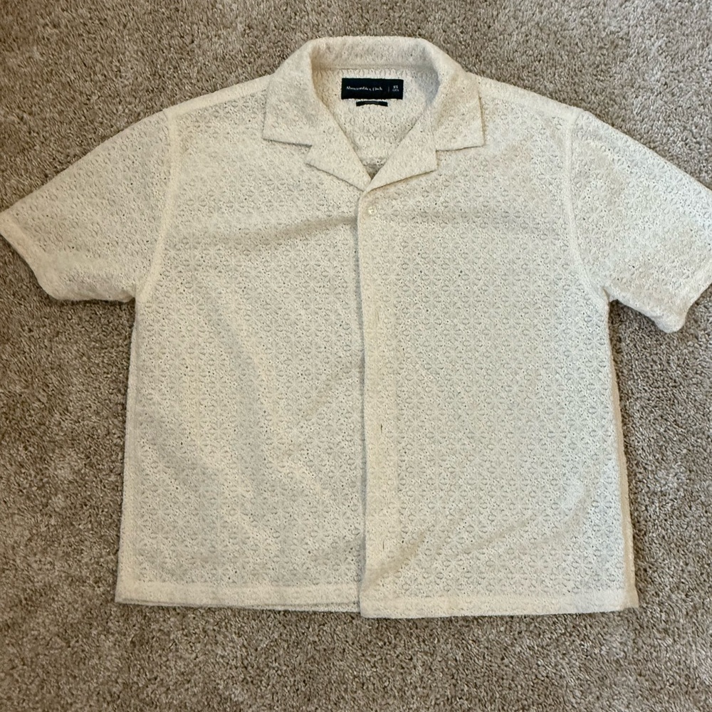 A&F cropped polo